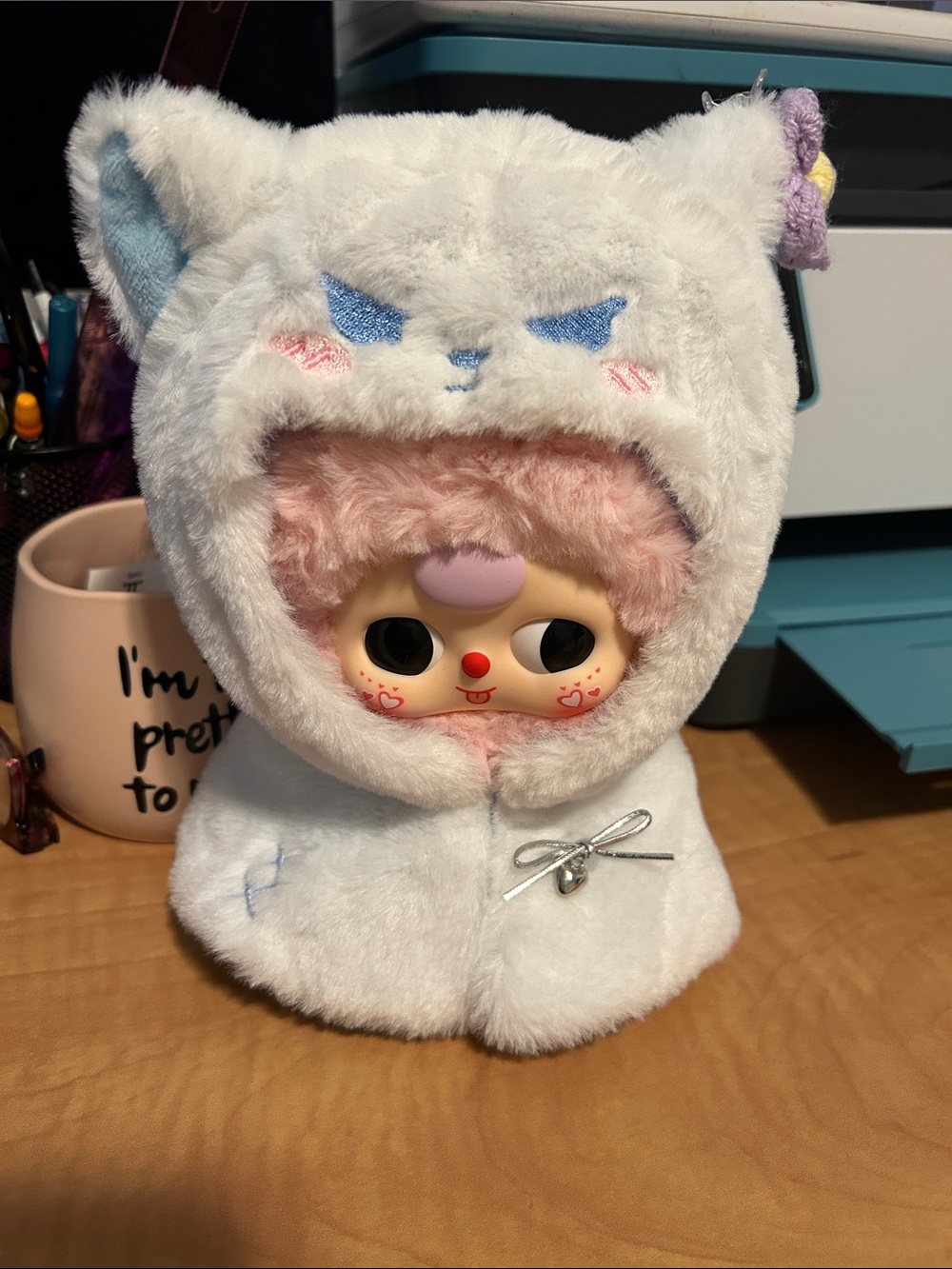 Baby Three labubu- heart cheeks